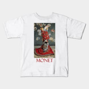 Madame Monet in a Japanese Kimono by Claude Monet Kids T-Shirt